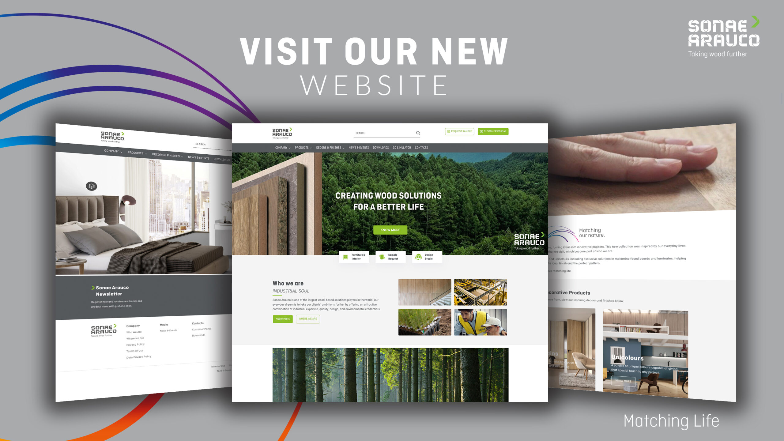 Sonae Arauco’s new website unveiled, revamped and ready for you